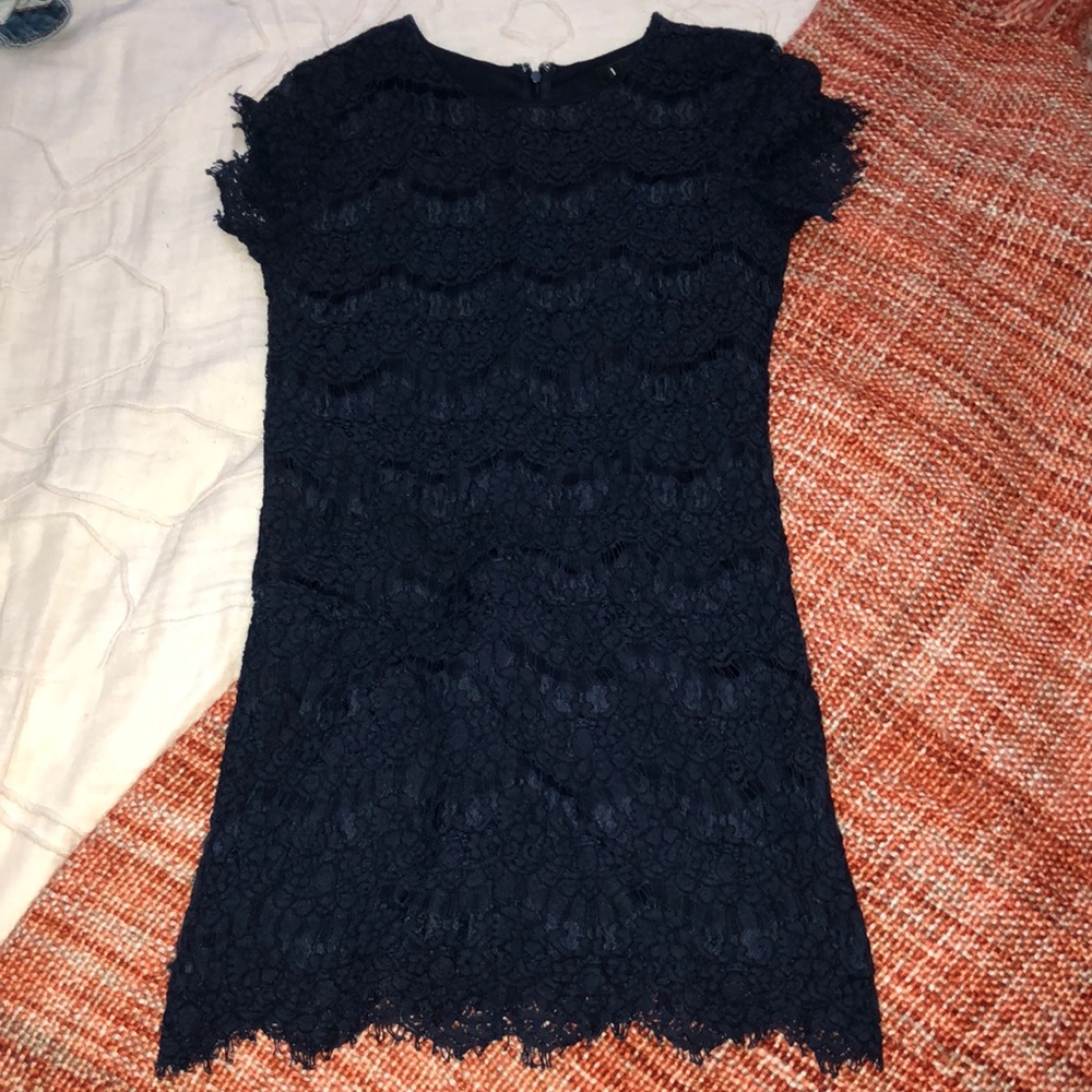 Lulus navy blue dress